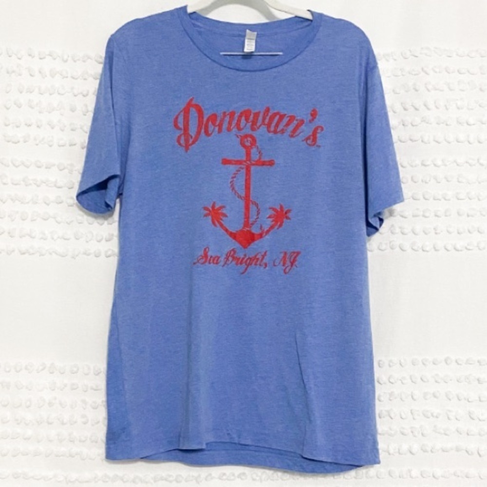 Donovan’s Reef NJ logo nautical tee l